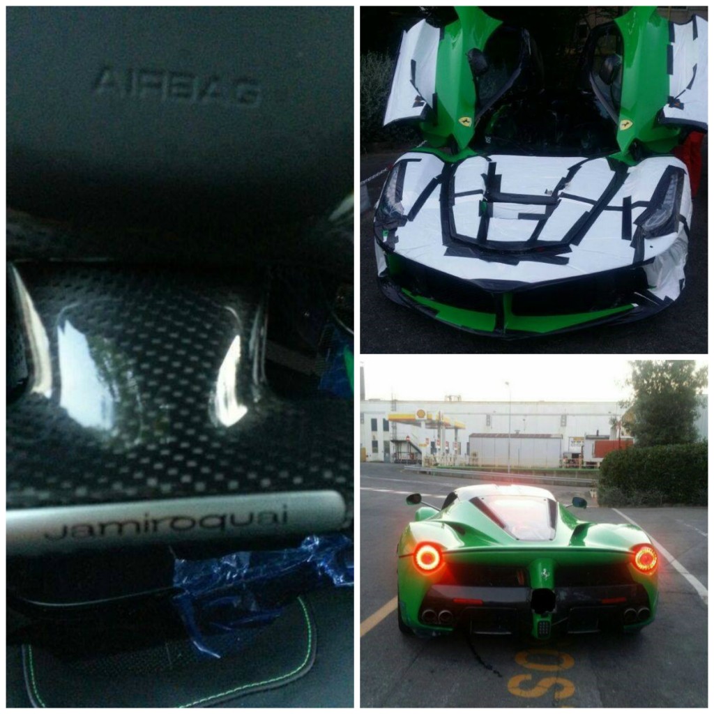 collage jamiroquai laferrari