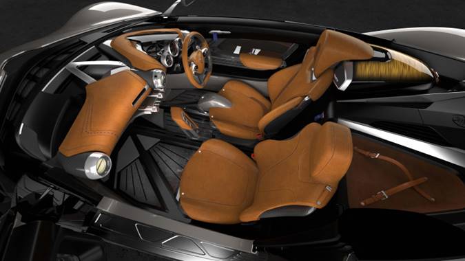 Nuansa interior seperti Pagani Huayra