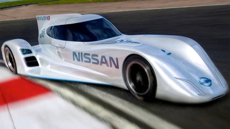 Mobil balap listrik Nissan Zeod RC, sempat merayap di Le Mans