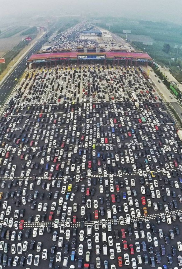 Kemacetan jakarta tidak ada apa-apanya dibanding di China