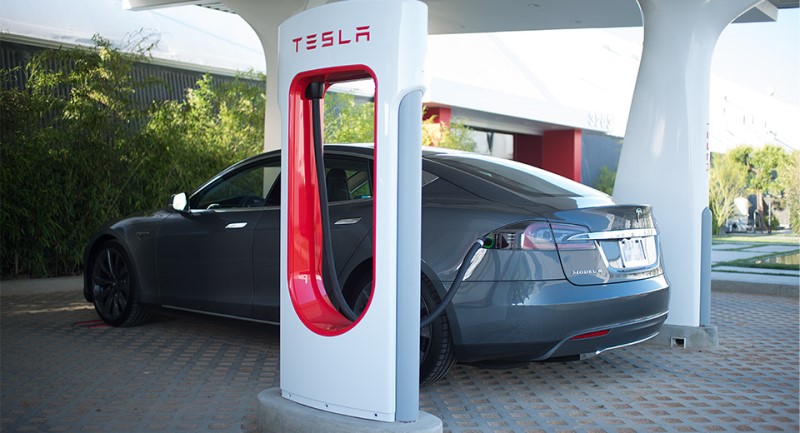 Tesla supercharger