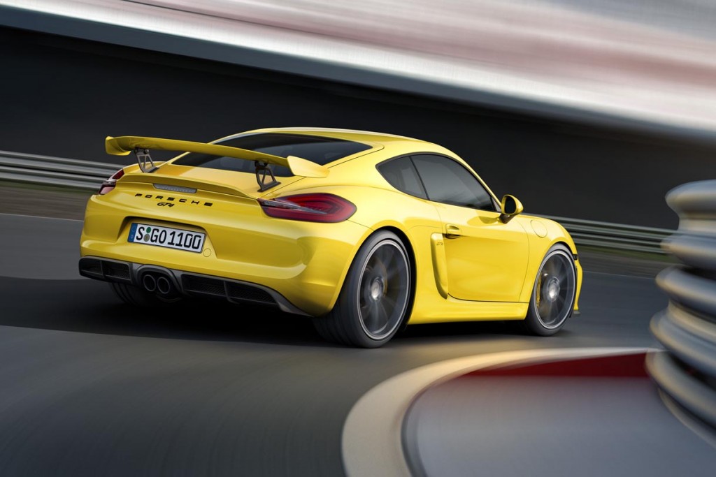 Porsche Cayman GT4 rear