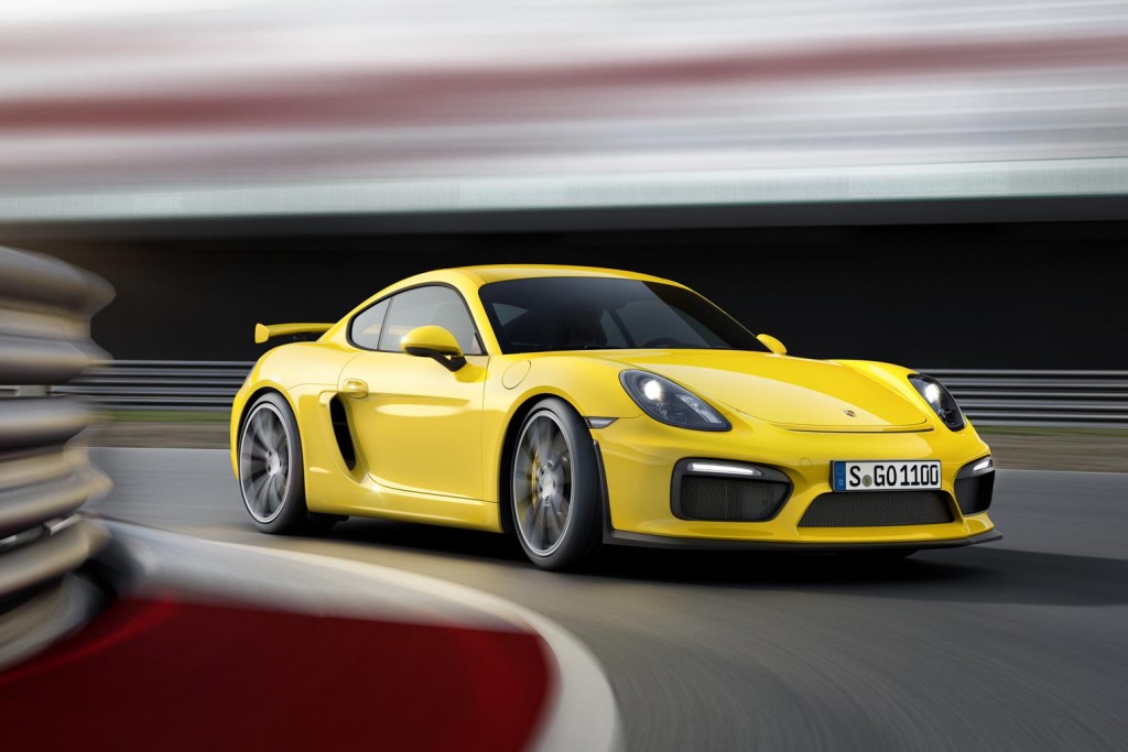 Porsche Cayman GT4 front