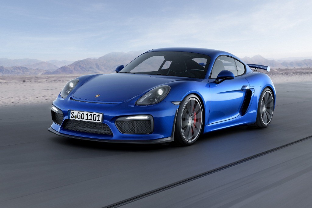 porsche cayman gt4 blue