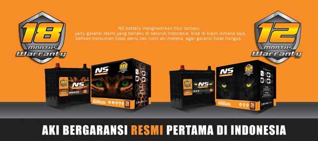 aki kering NS Battery