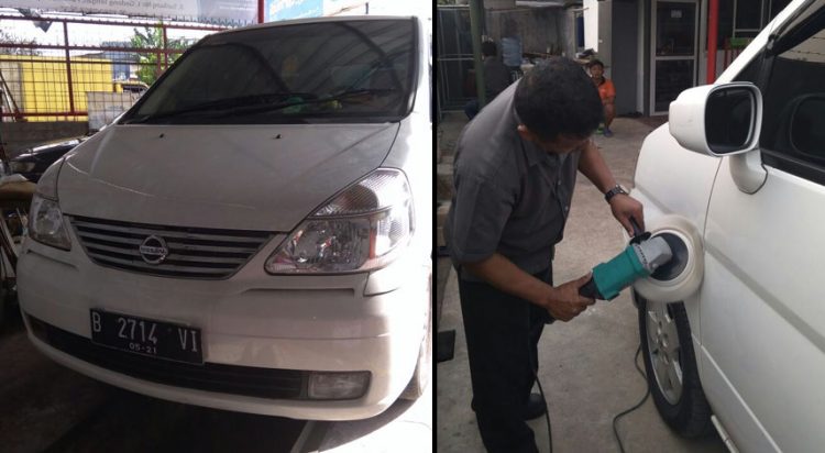 Rentan Jamuran, Punya Mobil Warna Putih Wajib Coating