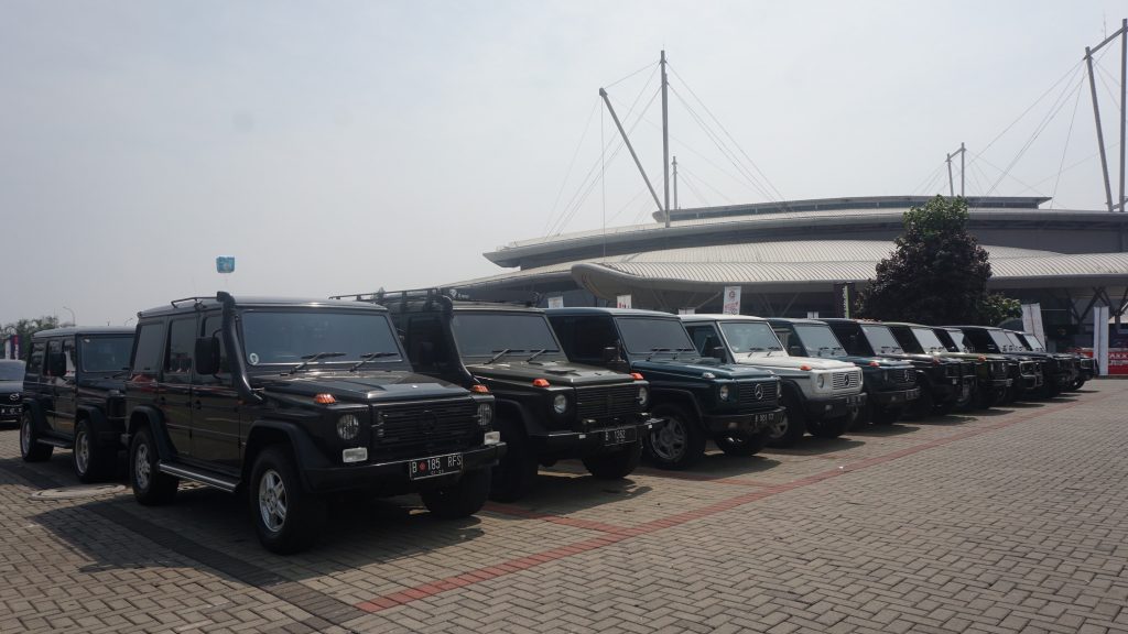Puluhan Jip Mercy menyerbu GIIAS 2019.
