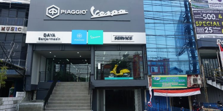 PT Piaggio Indonesia resmi mendirikan diler pertama di Banjarmasin, Kalimantan Selatan.