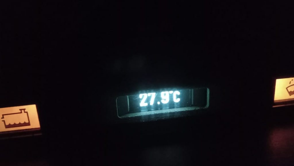 Outside temperature W124 buatan lokal, harga terjangkau
