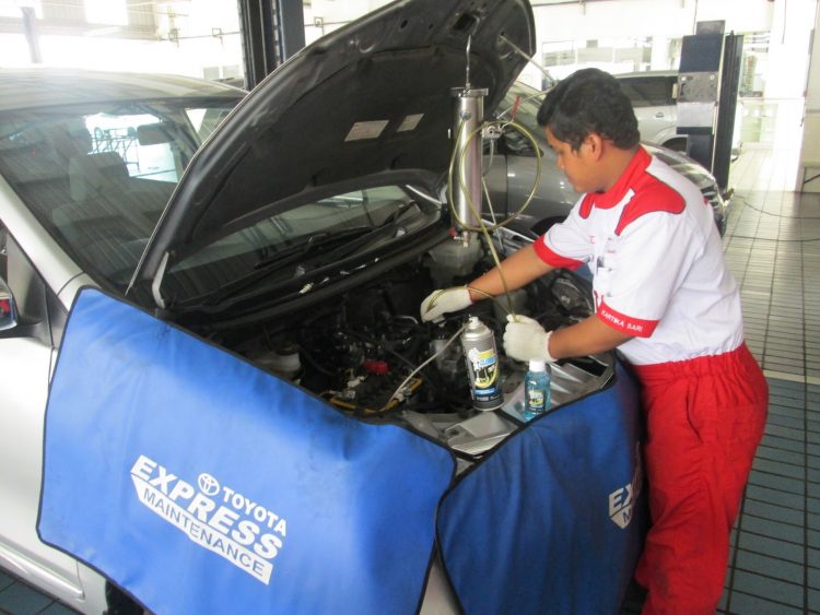 Carbon cleaner juga tersedia di bengkel resmi