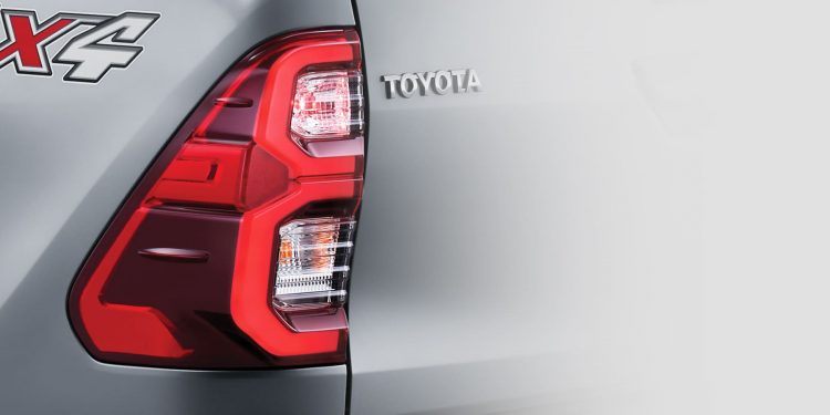 Lampu belakang berdesain baru, photo: Toyota