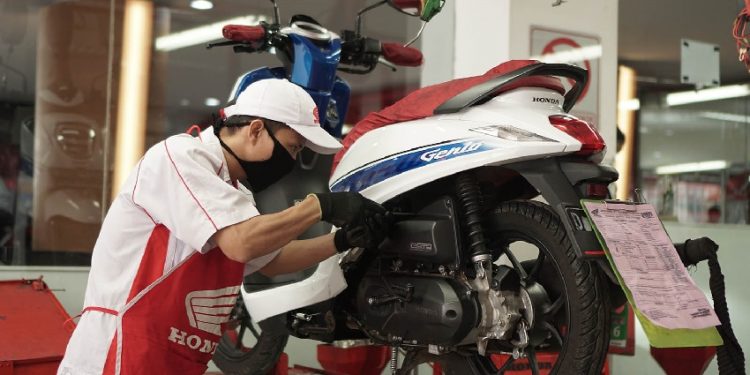 cara daftar servis di ahass