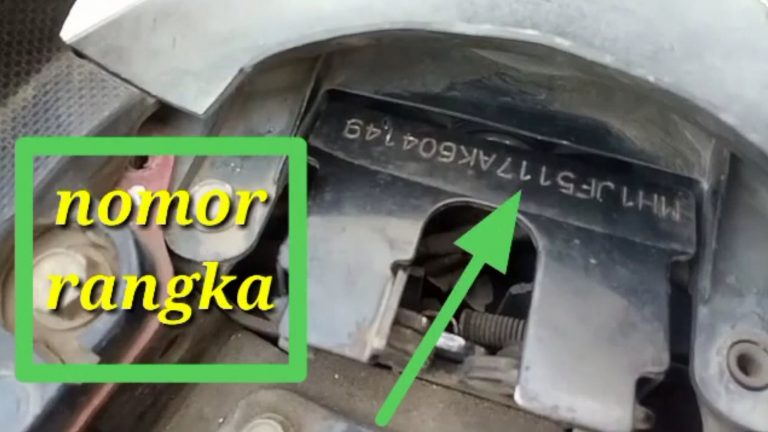 Suka Ngumpet, di Sini Letak Nomor Mesin Honda Beat dan Vario