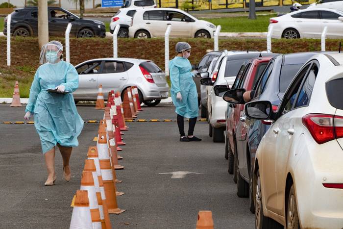 Contoh prosedur drive thru swab Covid-19