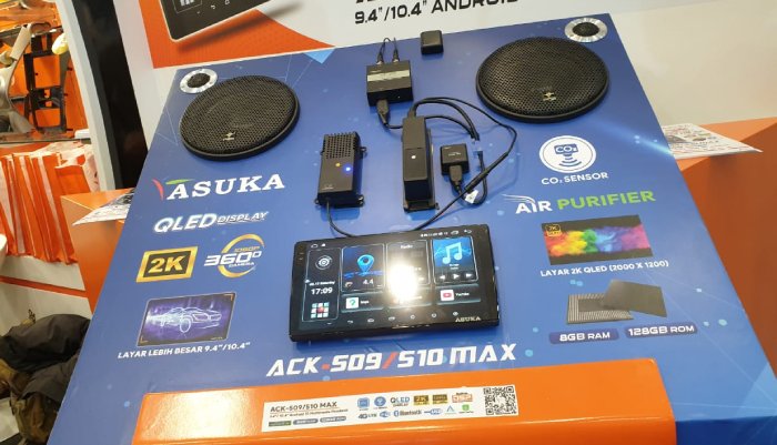 Canggih, Asuka Rilis Head Unit Pendeteksi Kualitas Udara Kabin Mobil
