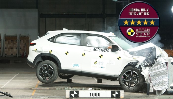All New HR-V dan All New BR-V Raih Bintang Lima ASEAN NCAP 2022