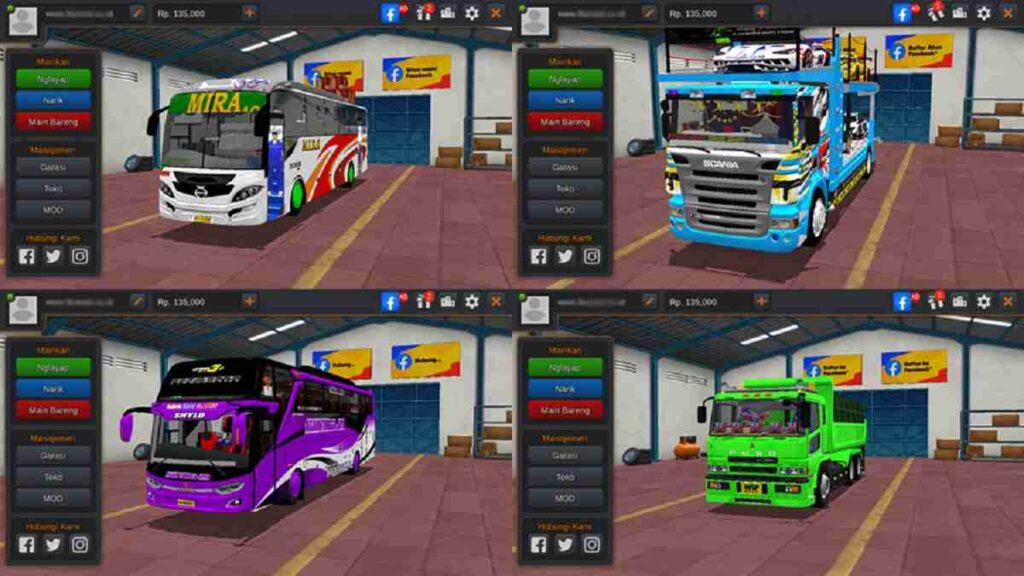 ragam livery Bussid