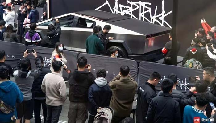 tesla cybertruck cina