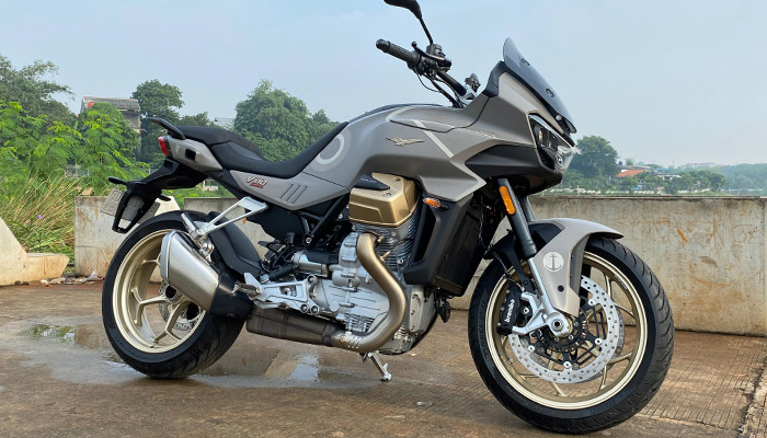 review moto guzzi v100