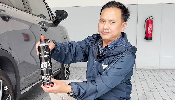 cara memakai tire repair kit